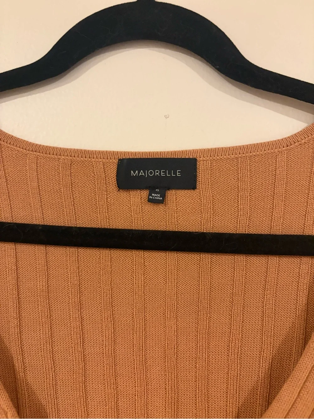 MAJORELLE Ribbed Knit Two Piece Sweater Skirt Set XS